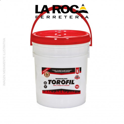 Impermeabilizante Torofil Blanco X Cuñete 20 Kg 10 Años